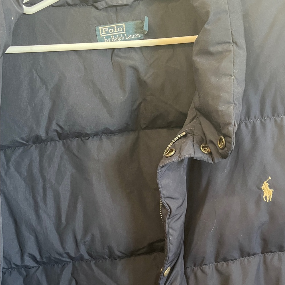 Polo by Ralph Lauren Men's Dark Blue Puffer Vest - Picture 4 of 8